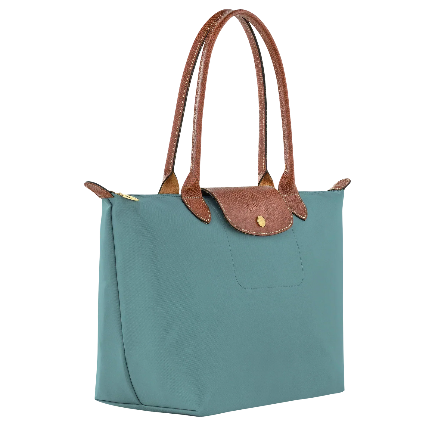 Moxley™ Madeleine | Luxe Medium Foldable Tote in Eucalyptus Green