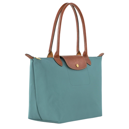 Moxley™ Madeleine | Luxe Medium Foldable Tote in Eucalyptus Green
