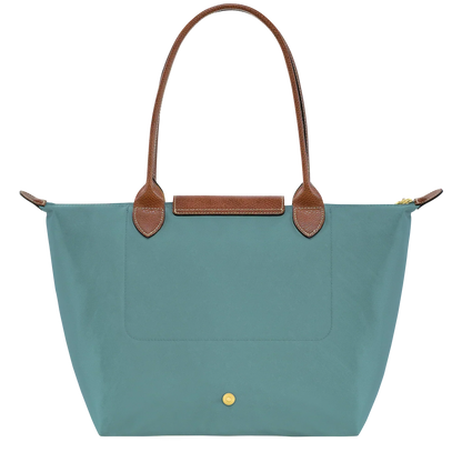 Moxley™ Madeleine | Luxe Medium Foldable Tote in Eucalyptus Green
