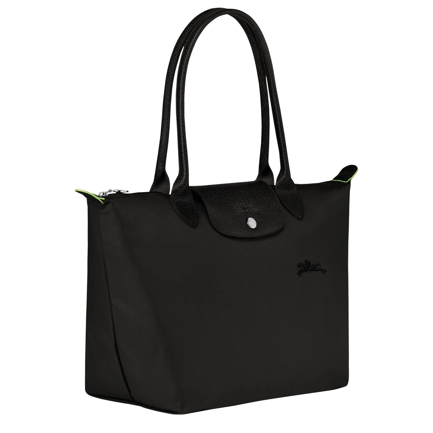 Moxley™ Madeleine | Luxe Medium Black Foldable Tote Bag