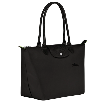 Moxley™ Madeleine | Luxe Medium Black Foldable Tote Bag