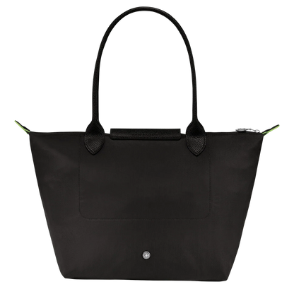Moxley™ Madeleine | Luxe Medium Black Foldable Tote Bag