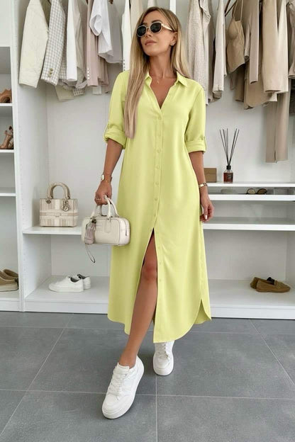 Oversized Shirt Dress