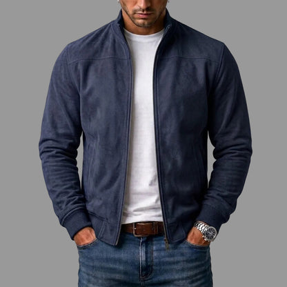 Moxley Johnstone™ | Suede Bomber Jacket