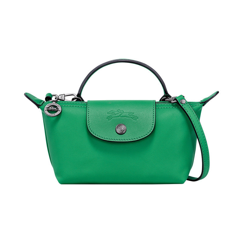 Moxley™ Luxe Mini Leather Handbag - Emerald Green
