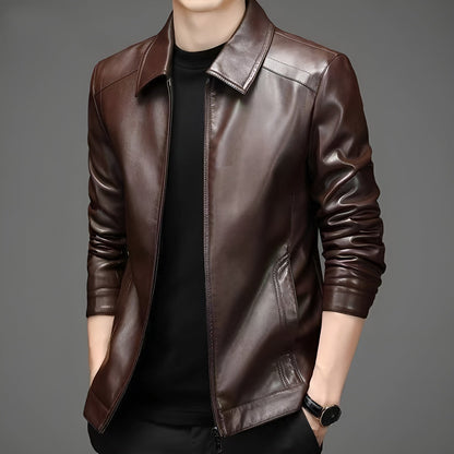 Moxley™ | Luxe Leather Jacket
