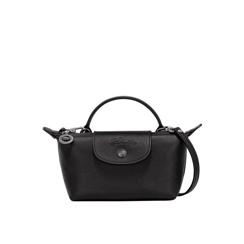 Moxley™ Luxe Mini Leather Handbag - Noir