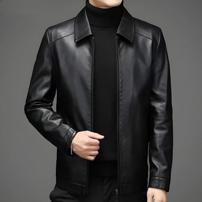 Moxley™ | Luxe Leather Jacket