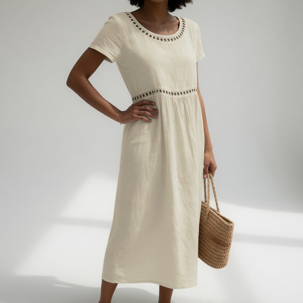 Moxley™ Livia | Signature Linen Gown