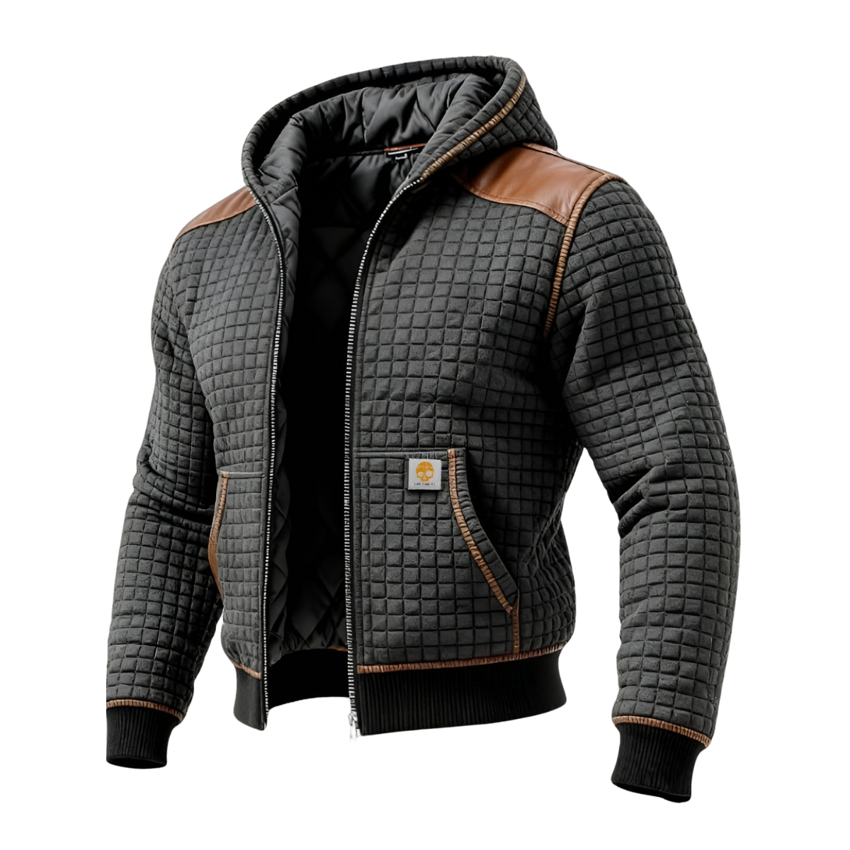 Moxley™ Valero Lyon | Luxe Graphite Quilted Jacket
