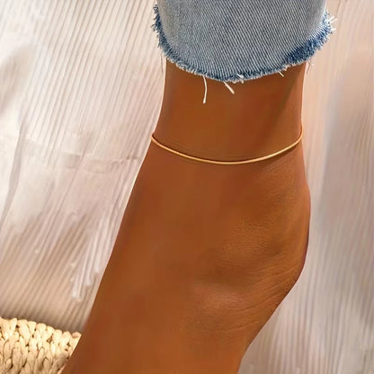 Moxley Claire™ | Snake Chain Anklet