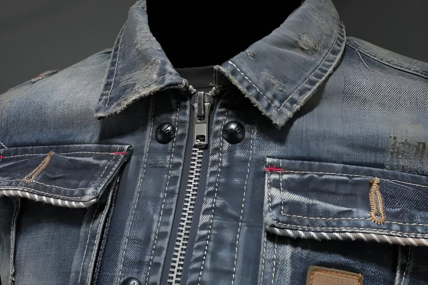 Moxley™ | Luxe Vintage Denim Jacket