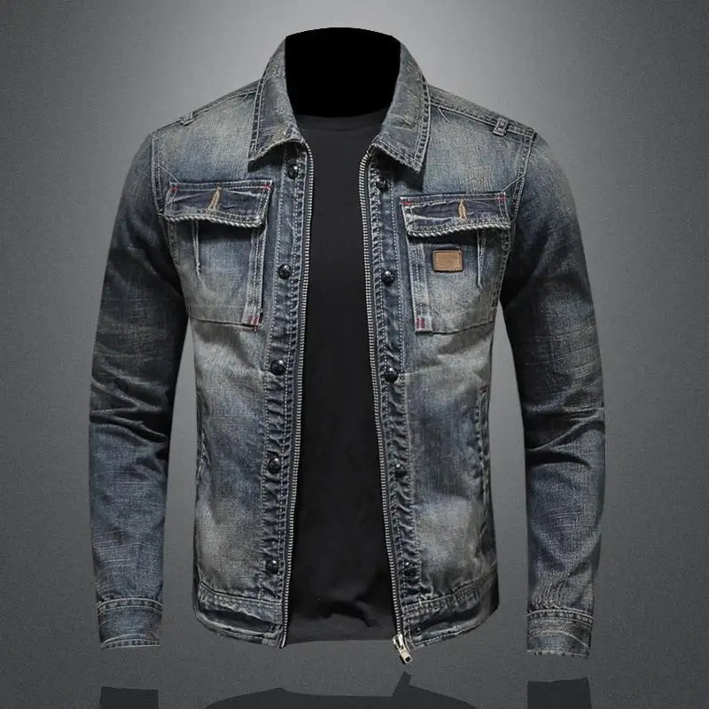 Moxley™ | Luxe Vintage Denim Jacket