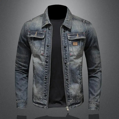 Moxley™ | Luxe Vintage Denim Jacket