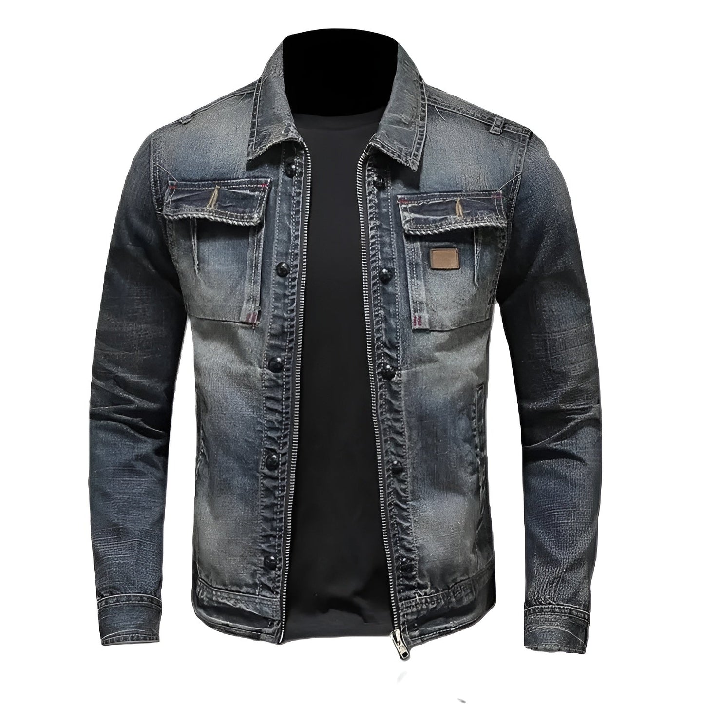 Moxley™ | Luxe Vintage Denim Jacket