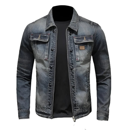 Moxley™ | Luxe Vintage Denim Jacket