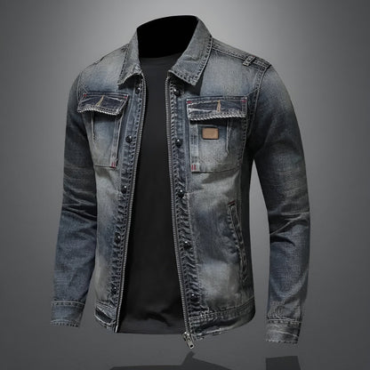 Moxley™ | Luxe Vintage Denim Jacket