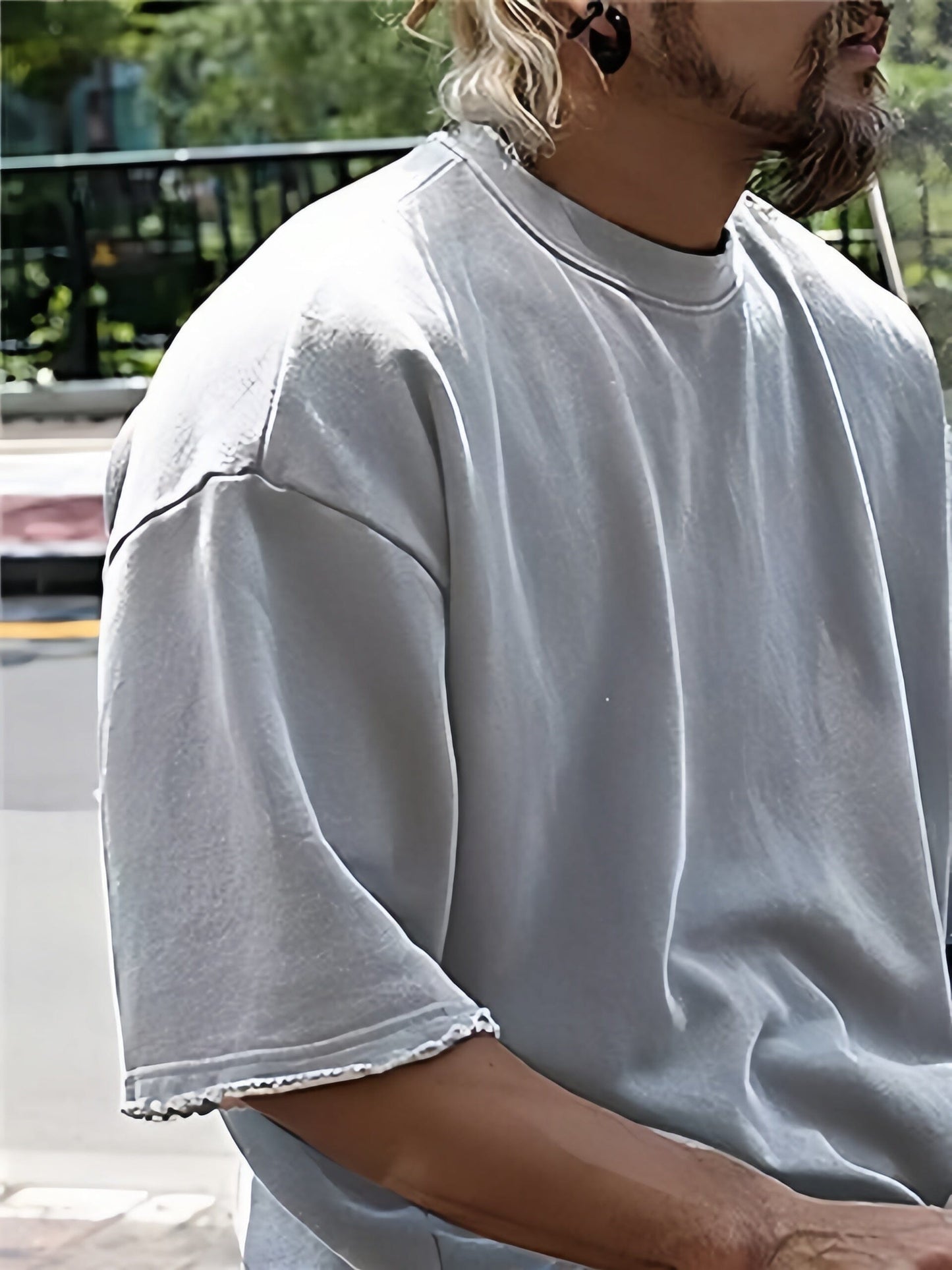 MOXLEY - Casual Loose Fit Solid Sports Sets
