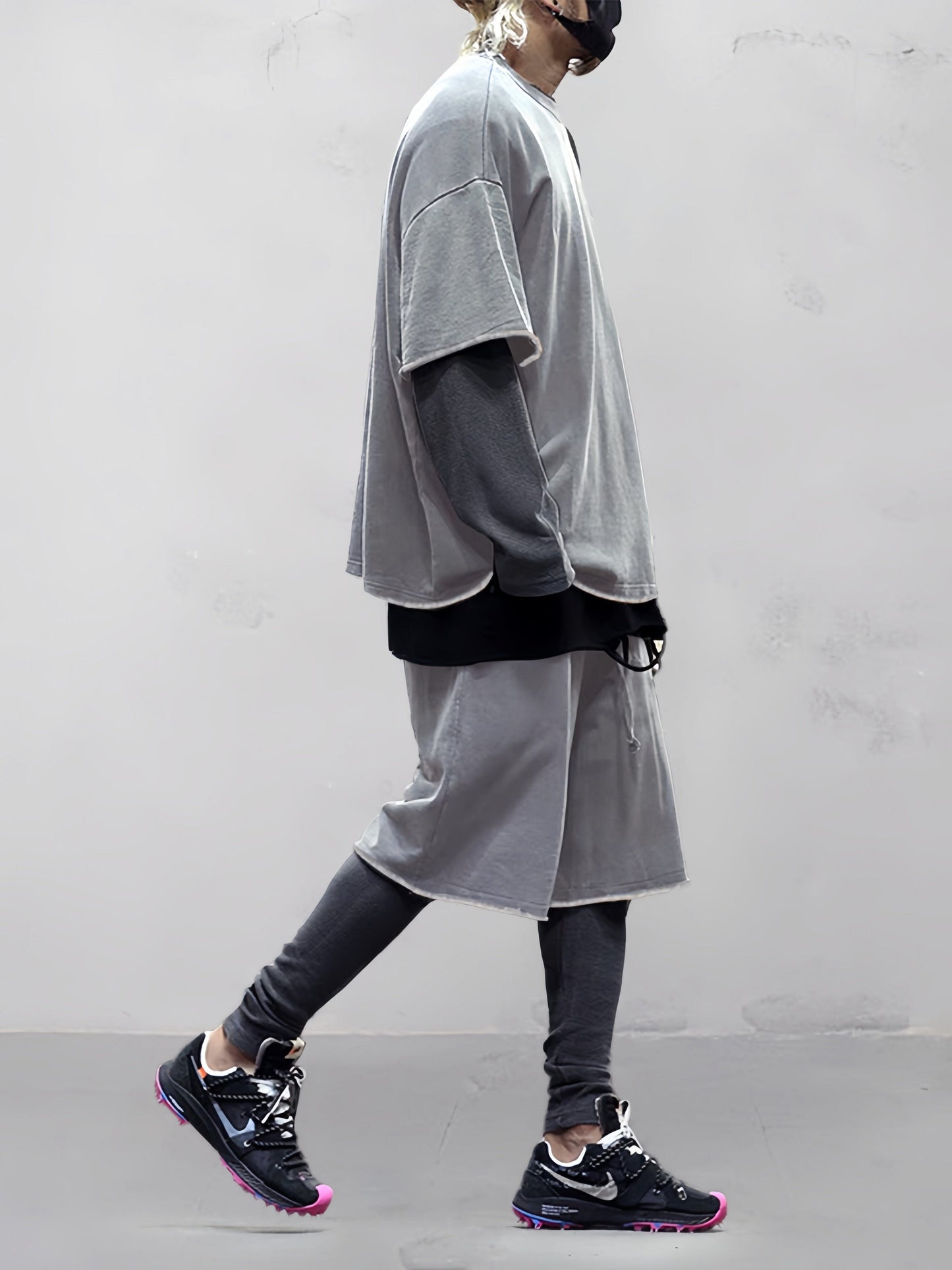 MOXLEY - Casual Loose Fit Solid Sports Sets