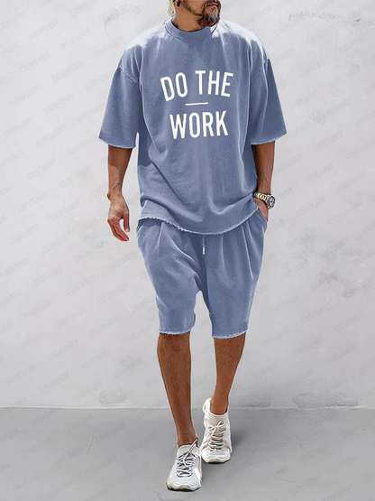 MOXLEY - Casual Loose Fit Solid Sports Sets