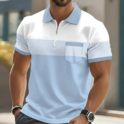 Moxley™ Mason | Elegant Zip Polo