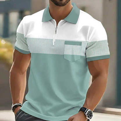 Moxley™ Mason | Elegant Zip Polo