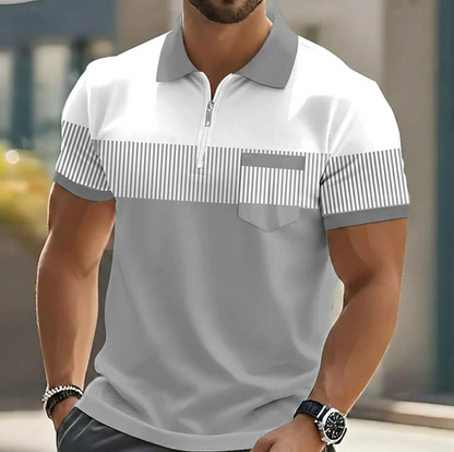 Moxley™ Mason | Elegant Zip Polo