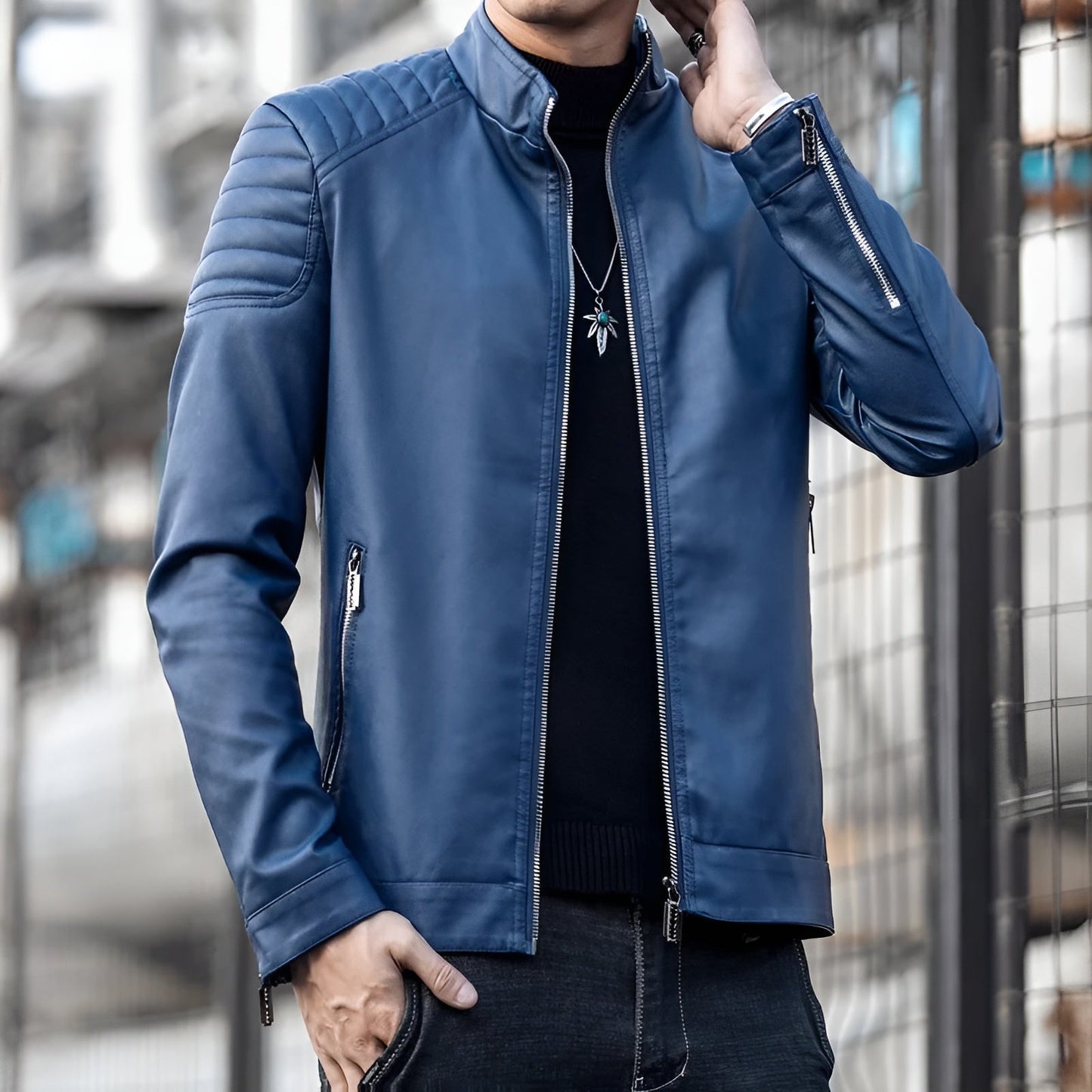 Moxley™ | Exquisite Luxe Leather Jacket