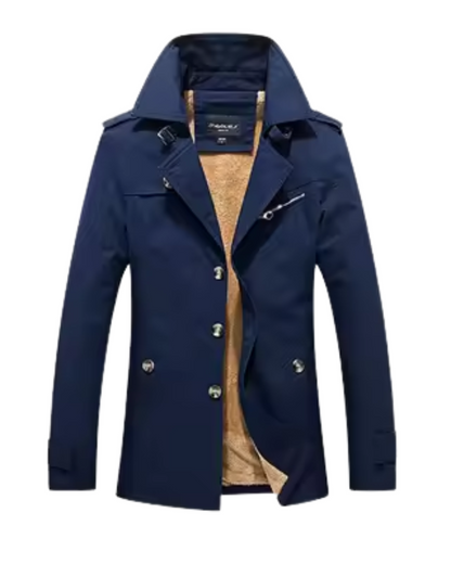 Moxley™ | Exquisite Quilted Trench Coat for Men