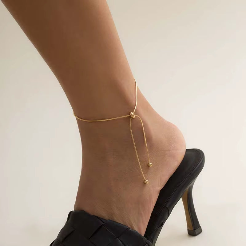 Moxley Claire™ | Snake Chain Anklet