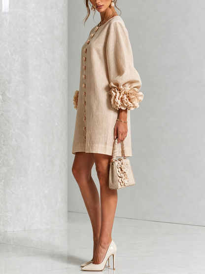 Moxley™ Victoria | The Chelsea Button-Through sculptural shift dress