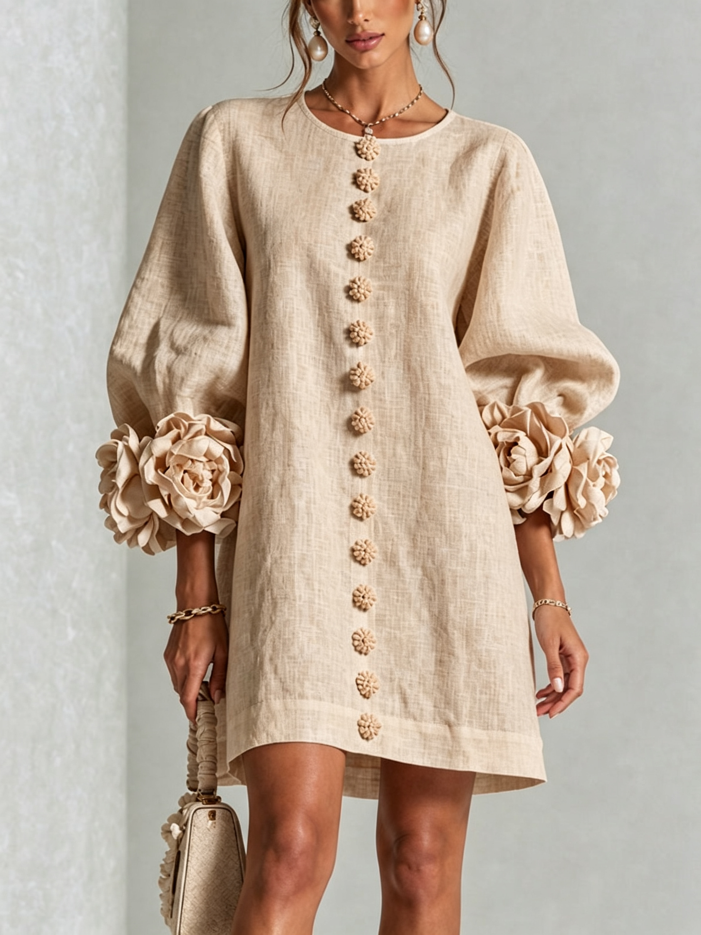 Moxley™ Victoria | The Chelsea Button-Through sculptural shift dress