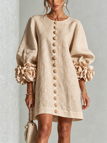 Moxley™ Victoria | The Chelsea Button-Through sculptural shift dress