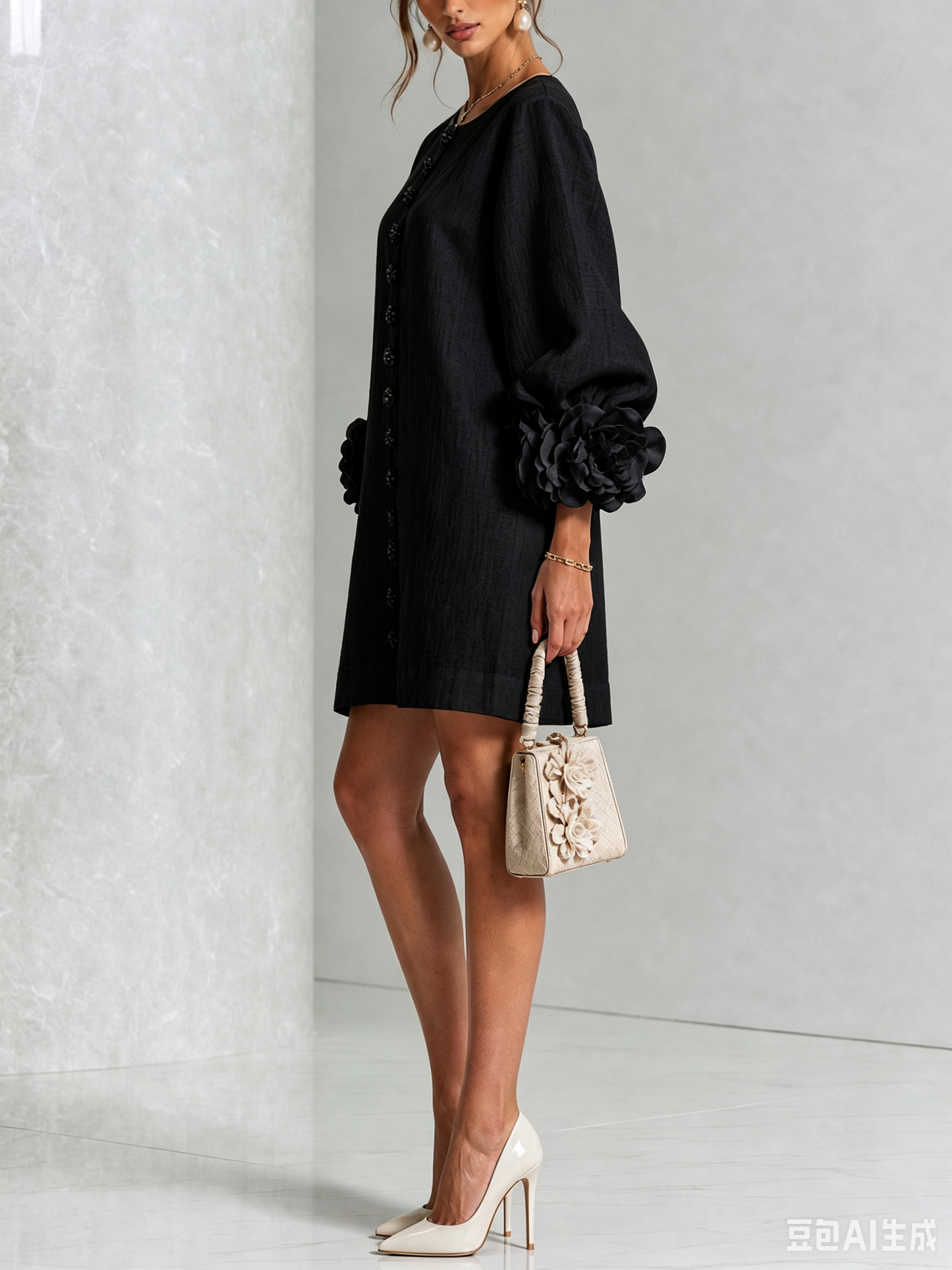 Moxley™ Victoria | The Chelsea Button-Through sculptural shift dress
