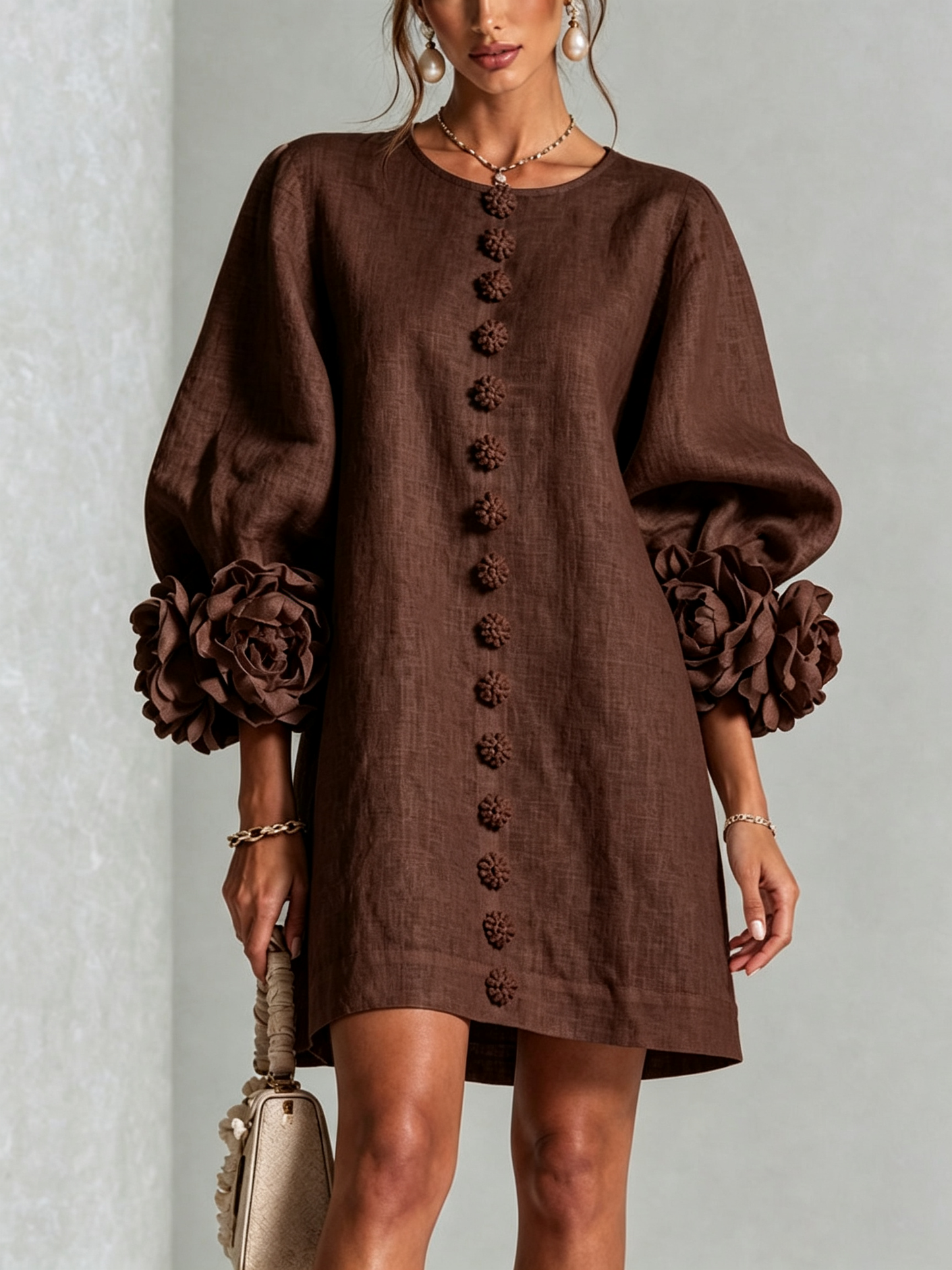 Moxley™ Victoria | The Chelsea Button-Through sculptural shift dress