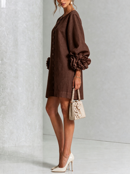 Moxley™ Victoria | The Chelsea Button-Through sculptural shift dress