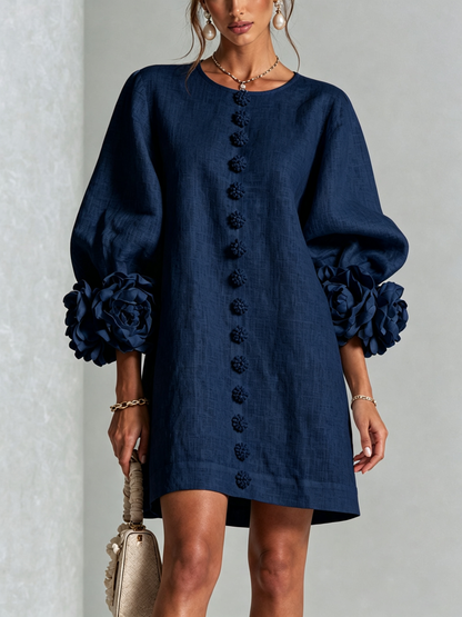 Moxley™ Victoria | The Chelsea Button-Through sculptural shift dress