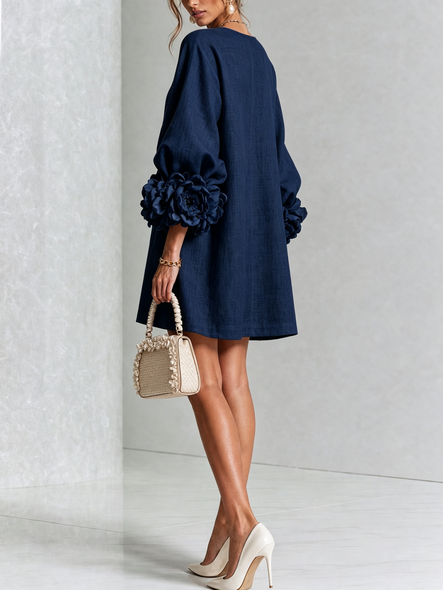Moxley™ Victoria | The Chelsea Button-Through sculptural shift dress