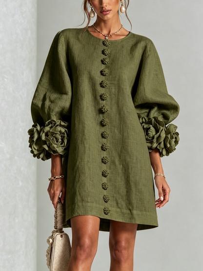 Moxley™ Victoria | The Chelsea Button-Through sculptural shift dress