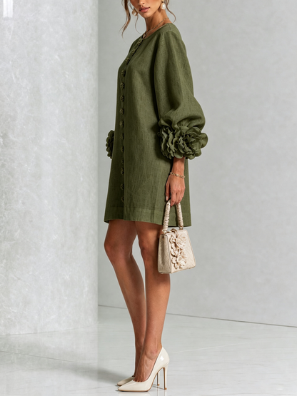 Moxley™ Victoria | The Chelsea Button-Through sculptural shift dress