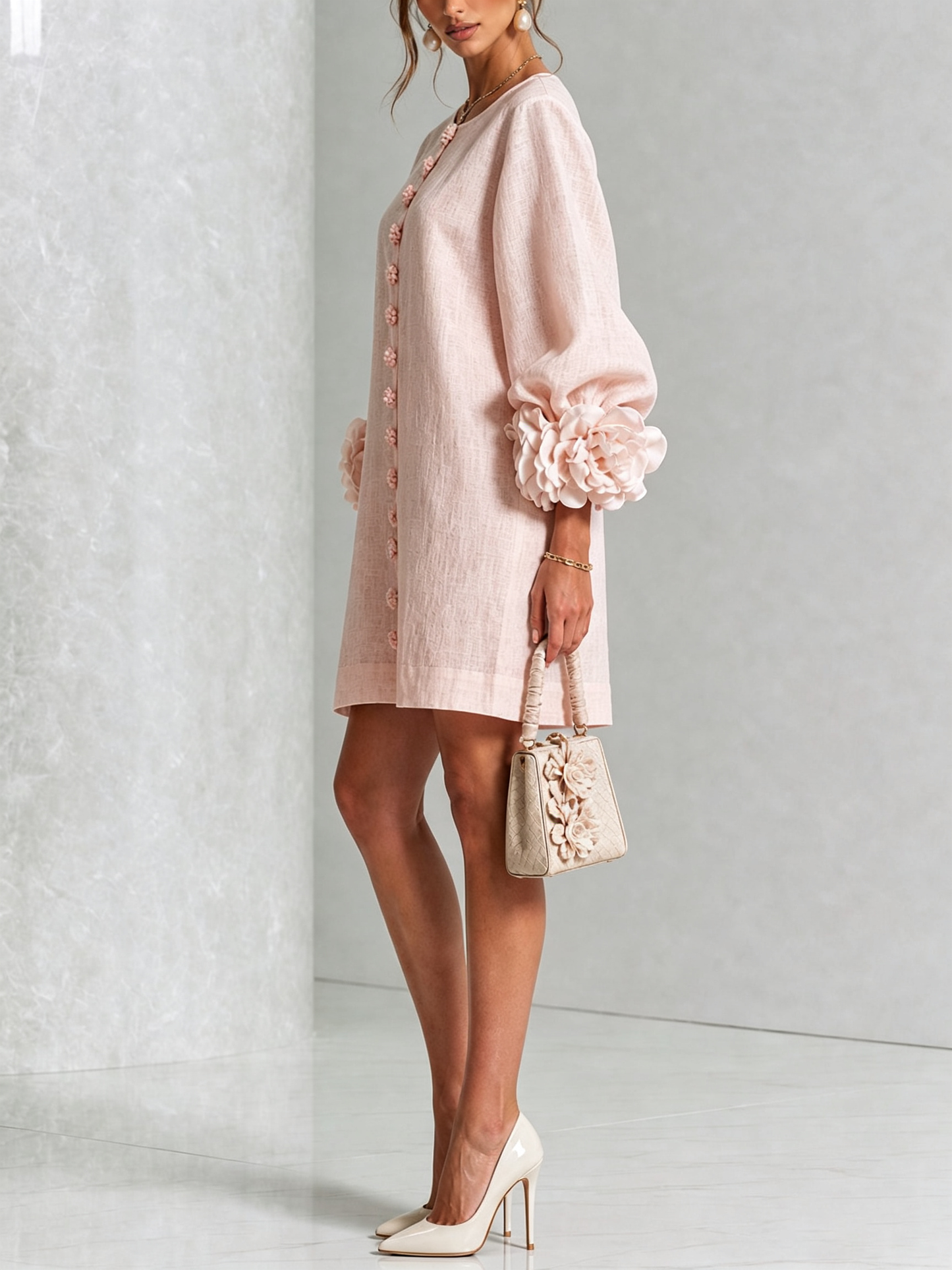 Moxley™ Victoria | The Chelsea Button-Through sculptural shift dress