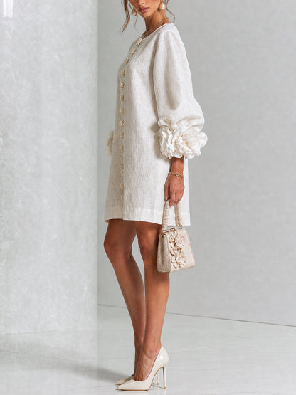 Moxley™ Victoria | The Chelsea Button-Through sculptural shift dress