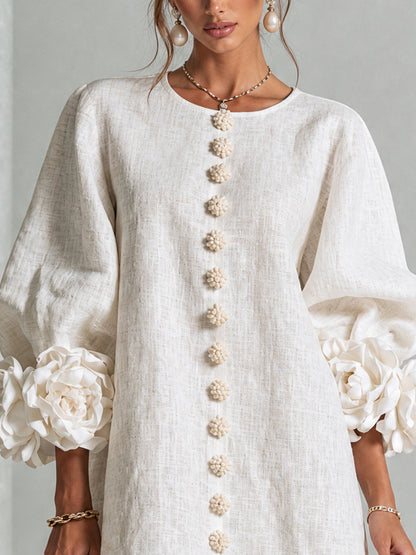 Moxley™ Victoria | The Chelsea Button-Through sculptural shift dress