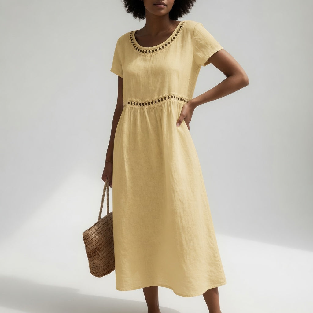 Moxley™ Livia | Signature Linen Gown