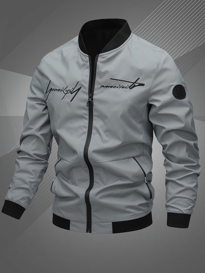 Moxley™ | Luxe Long Sleeve Bomber Jacket