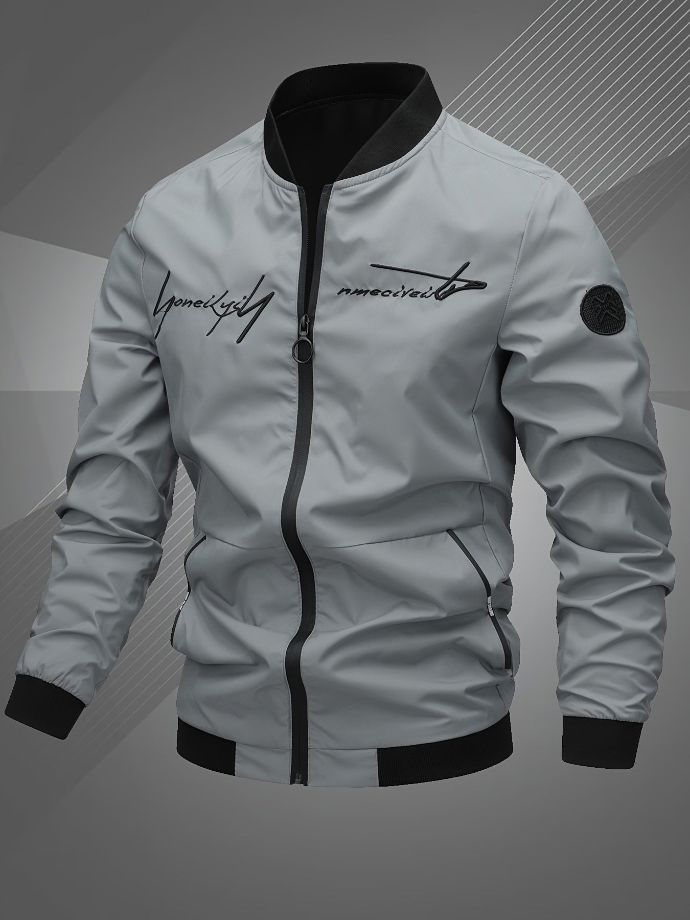 Moxley™ | Luxe Long Sleeve Bomber Jacket