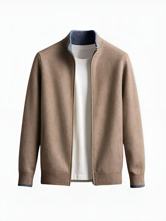 Moxley™ | Luxe Knitted Zip Jacket