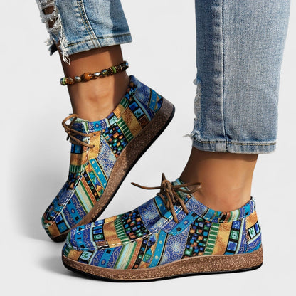 Moxley Sasha™ | Comfort Orthopaedic Boho Canvas Loafers
