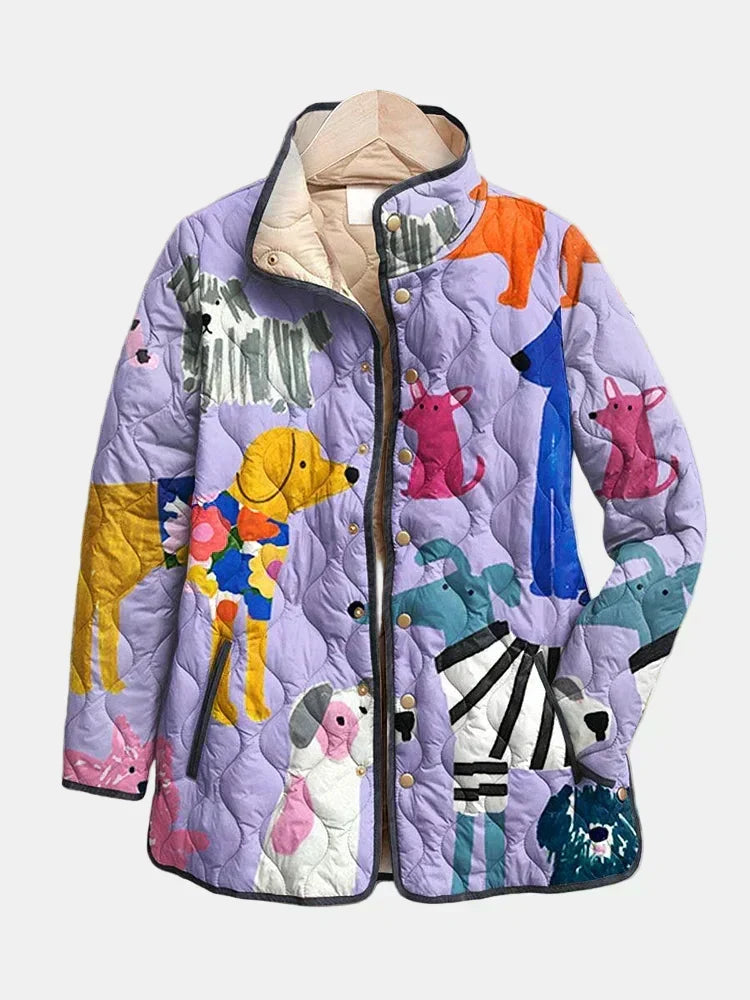 Moxley™ Delacroix Luxury Quilted Jacket for Petite Canines - Michèle Collection