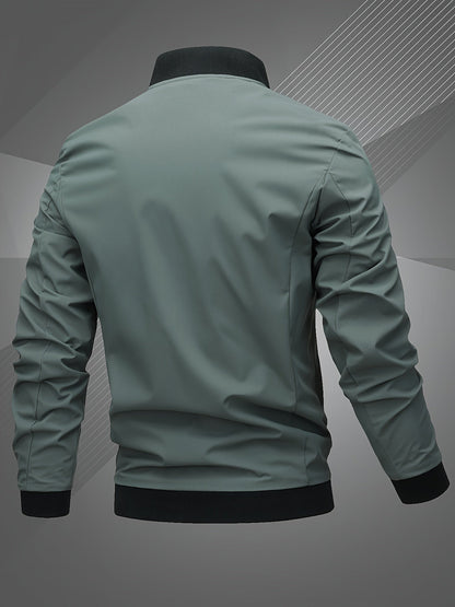 Moxley™ | Luxe Long Sleeve Bomber Jacket